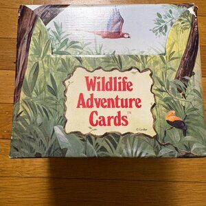 Wildlife Adventure Cards Educational Cards By Grolier 1991 Homeschooling